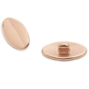 Almohadillas nasales para gafas titanio oro rosa sistema de clic sistema de atornillado hipoalergénico - Imagen 1 de 8