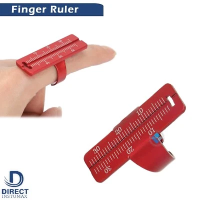 INSTUMAX® Dental Endo Finger Ruler Measuring Gauge Span Endodontic Scale Measure Ring