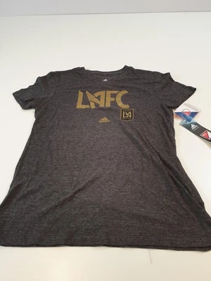 Los Angeles Football Club Shirt Youth Large Gray MLS Soccer Short Sleeve Adidas - Image 1 of 4