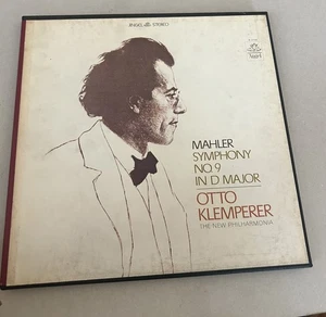 MAHLER 2 LP ANGEL Symphony #9 KLEMPERER  Stereo 1967 CLASSICAL - Picture 1 of 7