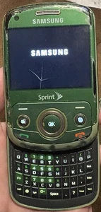 Teléfono Celular Samsung Sprint Deslizable Verde Prepago Recuperación - Imagen 1 de 3