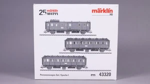 H0 AC Märklin 43320 Juego de vagones de pasajeros K.Bay.Sts.B. Época I en EMBALAJE ORIGINAL #MM_232 - Imagen 1 de 12