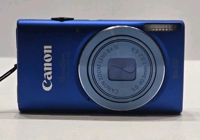 Canon PowerShot ELPH 115 IS 16.0MP Digital Camera Blue *CAMERA ONLY - NO FLASH* - Image 1 of 4
