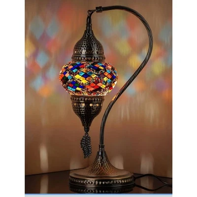 DEMMEX Turkish Moroccan Artisan Mosaic Table Lamp Handmade - Image 1 of 3