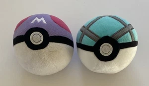 Menge 2 Pokémon Poke Ball 5 Zoll Plüsch Tomy 2016/2017 - Bild 1 von 4