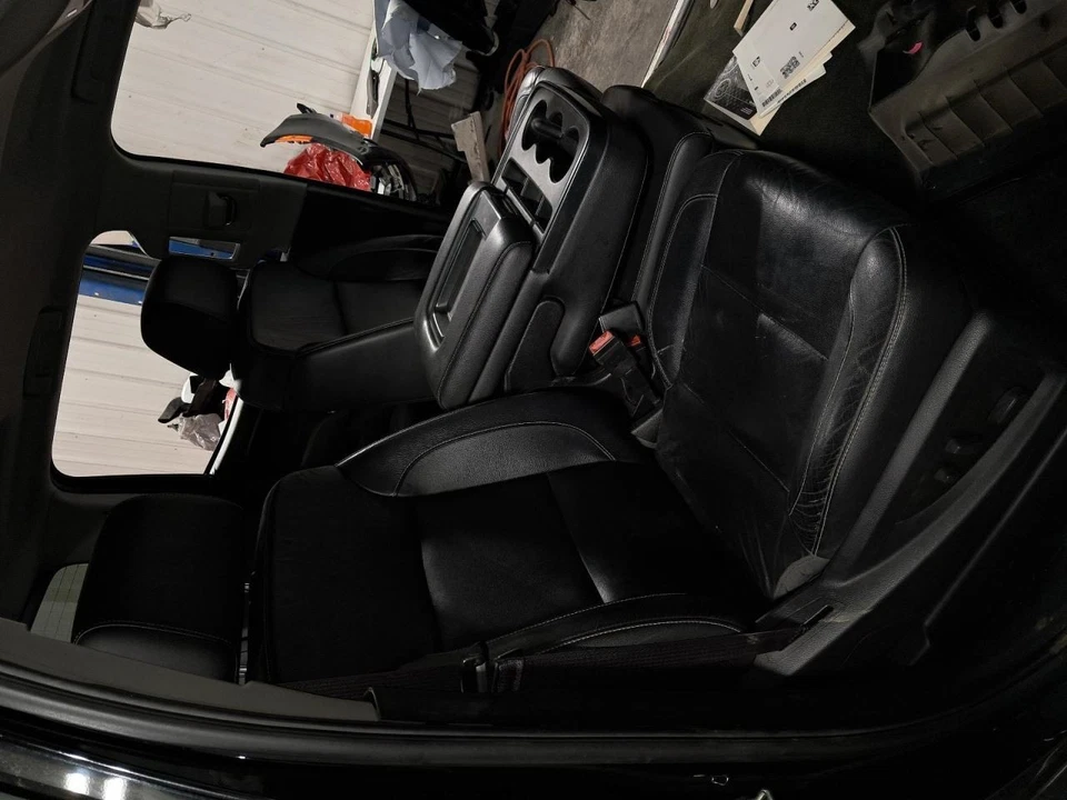 2016 Chevrolet Silverado 2500 Passenger Front Seat Black Leather Used 415979 - Image 1 of 4