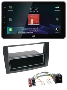 JVC DAB MP3 Bluetooth USB Autoradio für Fiat Idea (350 03-11) schwarz - Picture 1 of 9