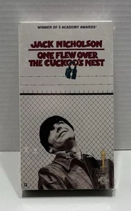 One Flew Over the Cuckoos Nest - VHS 1993 - Watermark New Sealed - Picture 1 of 7