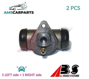 DRUM WHEEL BRAKE CYLINDER PAIR REAR 2845 ABS 2PCS NEW OE REPLACEMENT - Picture 1 of 5
