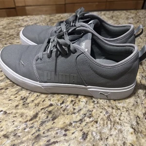 Zapatilla Hombre Puma El Rey 2 Talla 10.5 Gris Lona Excelente Estado Cpix - Imagen 1 de 8