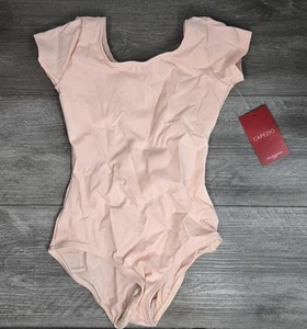 Capezio Short Sleeve Leotard TB132C Children Size Medium NWT - Picture 1 of 8