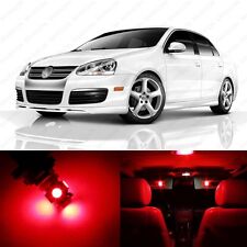 11 x Red LED Interior Light Package For 2005 - 2010 Volkswagen Jetta + TOOL