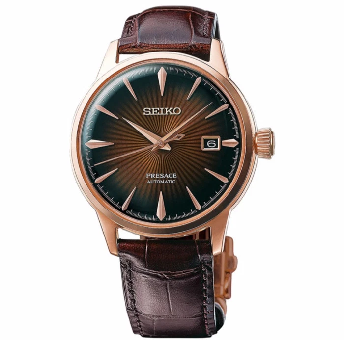 Seiko Presage Brown Men's Watch - SRPB46J1