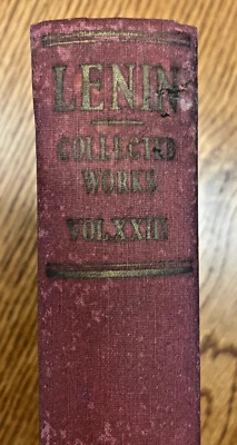 Lenin Collected Works Volume 23 1918-1919   Hardcover  1945 — 第 1/4 张图片