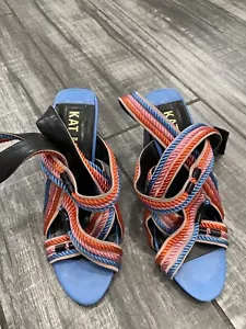 KAT MACONIE MEHRFARBIGES RIEMENSANDALE HÖLLEN GRÖSSE 9 - Bild 1 von 10