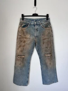 Acne Studios 2001 Mud Wash Wide Leg Jeans - Size 34 x 32 - NEW - Picture 1 of 10