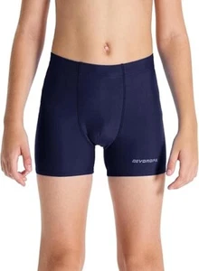 Youth Boys Swim Shorts Square Leg Swimsuit Nylon Swimming Boxer Brief - XS - Picture 1 of 4