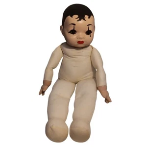 Único Cuerpo Suave Porcelana Cabeza Manos 22"t De Colección Payaso Payaso Bebé Muñeca LEER - Imagen 1 de 14