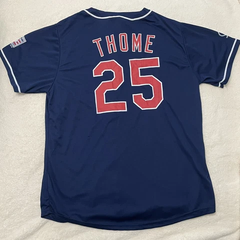 Cleveland Indians Jim Thome #25 HOF Blue Jersey Stadium Giveaway XL (Z4) Cover