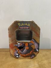 Pokémon TCG Rhyperior Collector’s Tin Storage Box 2008 EMPTY TCG CCG