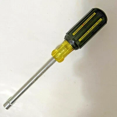 7/32 HOLLOW SHAFT NUT DRIVER 6 POINT VINTAGE CRESCENT No. 490 (QTY:1) USA NOS - Image 1 of 3