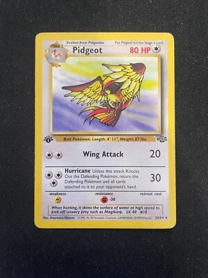 Pidgeot 24/64 1st Edition Jungle Non Holo Pokemon TCG - LP - Image 1 of 2