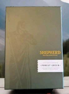 Humble Lamb NKJV Shepherd Bible Forest Green Goatskin Full Yapp Refresh Rare - Foto 1 di 23