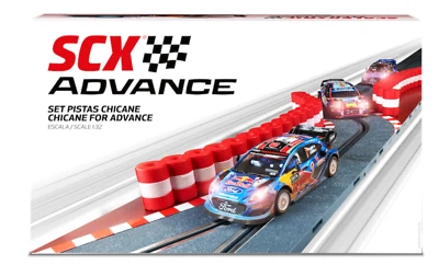 SCX 1/32 WOS, ADVANCE CHICANE TRACK SET U10478X100 - NUEVO Foto 1 de 4