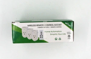 Presa telecomando wireless BN-LINK - 3 prese e 1 telecomando - Foto 1 di 3