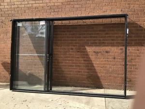 2100h x 3228w NEW Sliding Stacker Door MONUMENT COLOUR SSF OR FSS IN STOCK - Picture 1 of 4