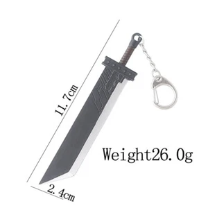 10cm Buster Schwert Metall Schlüsselanhänger Cloud Strife Final Fantasy VII Collection Neu! - Bild 1 von 5
