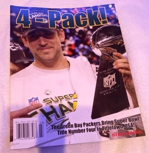 2011 Rlyin Media 4-Pack! Green Bay Packers Super Bowl Champs Magazine - Picture 1 of 2