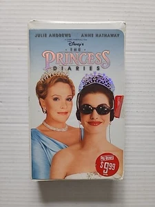 The Princess Diaries (VHS, 2001) Julie Andrews, Anne Hathaway, Blockbuster - Picture 1 of 9