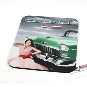 GM Chevrolet Chevy 1955 Pin Up Mousepad Mauspad Pad Computer PC Maus Unterlage - Picture 1 of 1