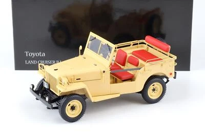 1:18 Kyosho 1951 Toyota Land Cruiser Année 4x4 Beige 08959BE - Photo 1/4