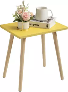Side Table, Small End Table Accent Living Room Bedroom Balcony Office, Modern Be - Picture 1 of 12