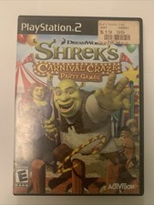 Shrek's Carnival Craze Party Games PS2 Complete with Manual CIB Good Condition