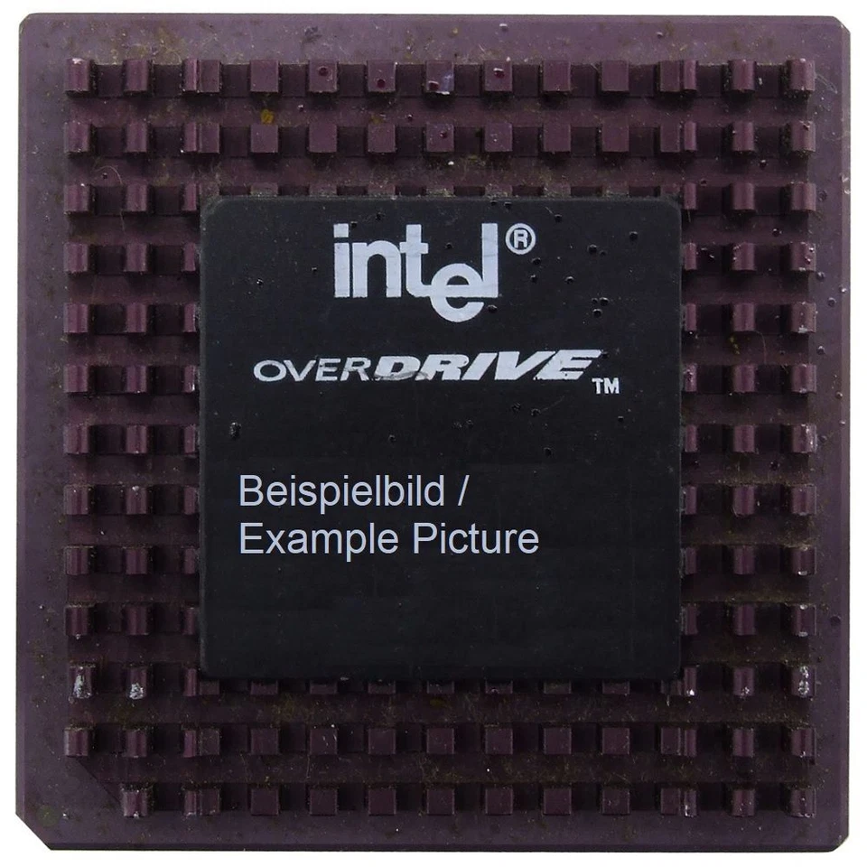 Intel 80486 Overdrive 100MHz SZ959 DX4ODPR100 CPU Socket PGA168 Cooler - Image 1 of 1
