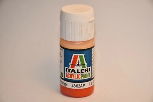Flat Orange 4302AP Italeri Couleur Acrylique Peinture Aérographe et Pinceau - Photo 1 sur 1