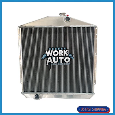 Aluminum Radiator Fits 1954-1956 1955 Oldsmobile 88 Super 88 98 Starfire Manual - Image 1 of 4