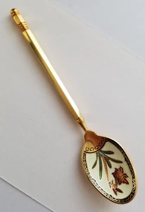 Cucchiaio souvenir vintage ciotola smaltata - Foto 1 di 3