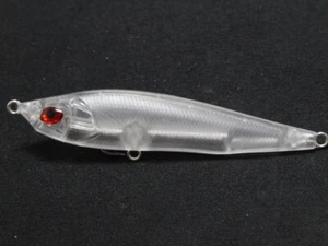 wLure 10 Blank Minnow Fishing Lure Bodies 3 Inch 1/2 oz Unpainted Lure UPM708 - Picture 1 of 8