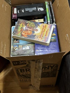 VHS Mystery Box – 68 Random VHS Tapes 80s 90s 2000s Vintage Bundle - Picture 1 of 1