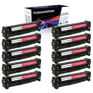 10PK CE323A Fit for HP 128A Magenta Toner LaserJet Pro CM1415fnw CP1525 CP1525nw - Picture 1 of 18