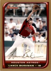 2008 Bowman Gold #49 Lance Berkman Houston Astros