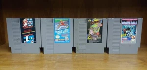 Nintendo NES Game Lot Tested Mario Bros Duck Hunt Gotcha Glove Ball Track Meet - Picture 1 of 2