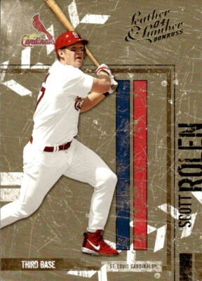 Scott Rolen 2004  Donruss Leather & Lumber #137 St. Louis Cardinals - Image 1 of 2