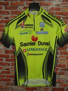 Saunier Duval Santini Maglia Bici Ciclismo Shirt Maillot Cyclismo Tg. L - Imagen 1 de 2