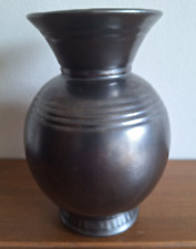 Stunning Vintage Prinknash Pewter Effect Ceramic Vase