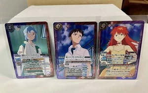 2023 BATTLE SPIRITS EVA NEON GENESIS EVANGELION Asuka Shinji Rei Holo Card - Picture 1 of 6